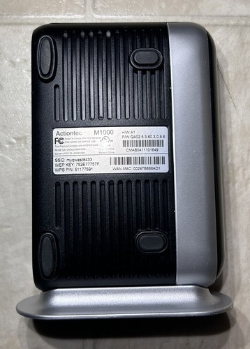 Qwest Actiontec Modem M1000 w/ W1000 Expansion and AC Adapter + Ethernet Cable - Picture 2 of 4