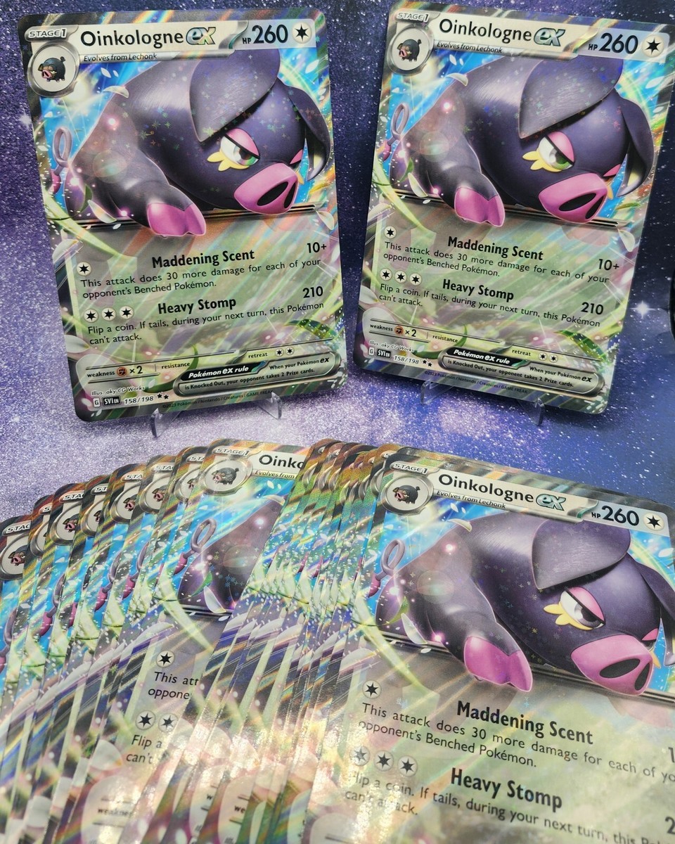 40x - Jumbo Oinkologne ex - 158/198 Scarlet & Violet Ultra 40x - Jumbo Oinkologne ex - 158/198 Scarlet & Violet Ultra