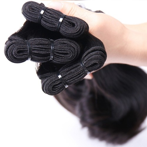 12A Indian Straight Hair Bundles With Closure Set Hair for 4*4inch or 4*13inch - Picture 7 of 14