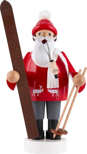 NEW IN BOX - KWO Bearded Skier - German Christmas Smoker / Incense Burner - Picture 4 of 4