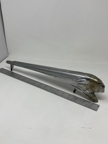 Vtg 1953 Pontiac Indian Chief Chrome Hood Ornament 16.5” 4152053 - Classic Parts - Picture 12 of 17