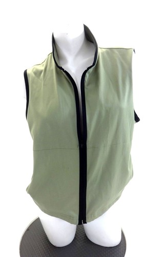 EP PRO WOMENS OLIVE GREEN MESH LINED POLYESTER GOLF VEST SIZE L - Picture 1 of 4