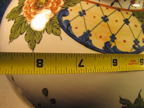 Vaso grande Majoica italiana vintage XX secolo per TIFFANY & CO. - Foto 6 di 16