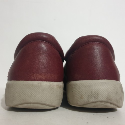 Kumfs Ziera Shoes Sz EU39.5 W US9 UK6 Red Leather Lace Up Sneakers Space Womens - Picture 4 of 22