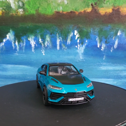 Lamborghini URUS Sports Car personalise Simulation Diecast Metal gift sleeves - Video 1 of 1