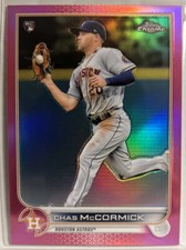 Chas McCormick 2022 Topps Chrome Pink Refractor Rookie Card #43 Houston Astros