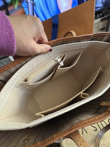 Auth LV Neverfull MM Monogram Used W/ Organizer Classic Medium Louis Vuitton - Picture 8 of 23
