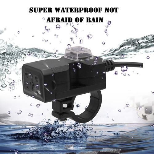 Motorcycle Mobile Phone Charger Usb Port Waterproof Power Outlet Adapter - 第 12/12 張圖片