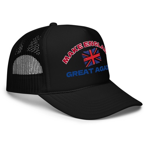Sombrero de camionero de malla - HACER INGLATERRA GRANDE OTRA VEZ - Gorra política divertida bandera británica - Imagen 17 de 72