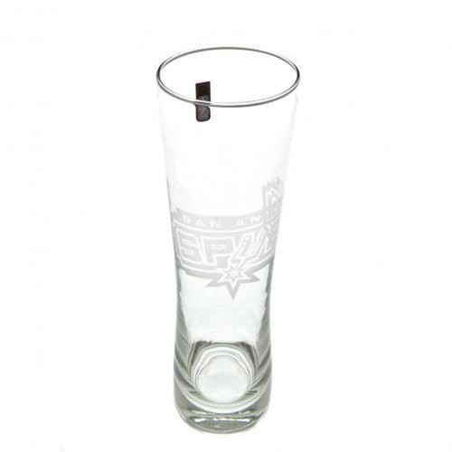 NBA Basketball San Antonio Spurs Slim Pint Glass 24cm Forever Collectibles NBA Basketball San Antonio Spurs Slim Pint Glass 24cm Forever Collectibles
