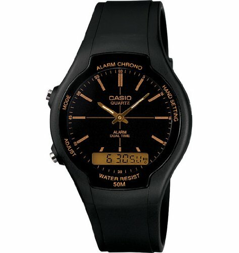Casio Men's AW90H-9E Sport Multi-Function Black Dial Dual Time Watch | eBay