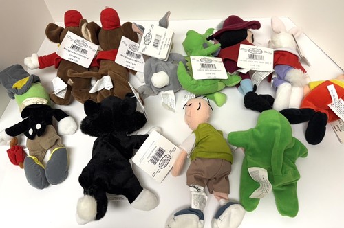 Disney Mini Bean Bag Figaro Capt Hook Doug Flubber Dee Thumper Timothy+ 11pc Lot - Picture 7 of 8