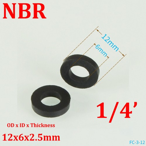 O-Ring Nitrile Rubber 1/8" 1/4" 3/8" Tap Washer Pipe Seal Buffer Pad OD 9-56.5mm - Picture 7 of 14