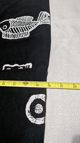 ES SE Womens Black White Fish Print Beach Sleeveless Maxi Dress Plus Size Medium - Picture 8 of 14