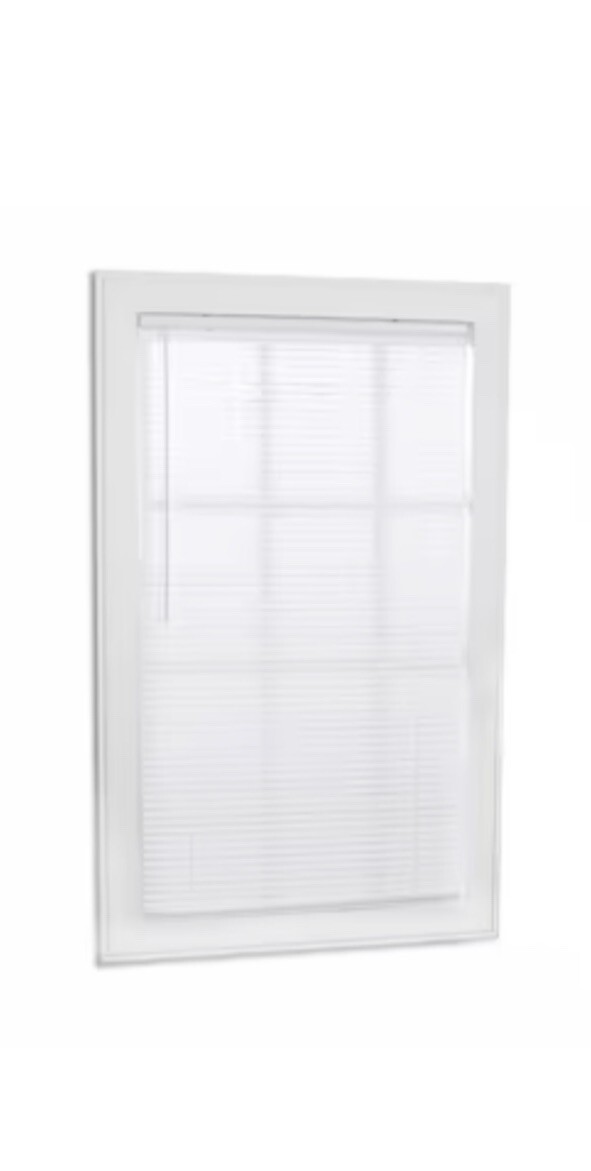 1 inch room darkening Cordless Vinyl Mini Blinds eBay