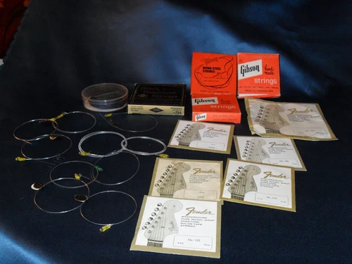 Vintage Strings Gretsch/Fender/Gibson Guitar/Mandolin/Bass Mixed Incomplete