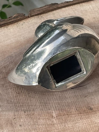 VTG 5” Silver Plated Duck Coin Bank 1970’s (No Bottom) International Silver Co - Picture 6 of 11