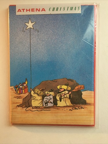 Athena International Christmas Holiday Cards sette confezioni - 5 carte ciascuna NUOVA - Foto 4 di 12