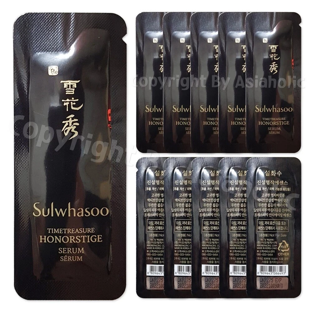 Sulwhasoo Timetreasure Honorstige Serum 1ml (10pcs ~ 100pcs) Sample Premium Ver
Opens in a new windo