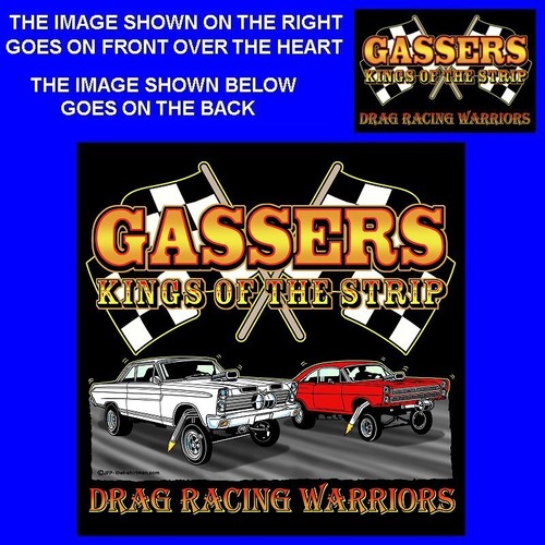 Old School Outlaw Gasser Drag Racing Warrior Car King Of The Strip Work Shirt 14 - Bild 4 von 24