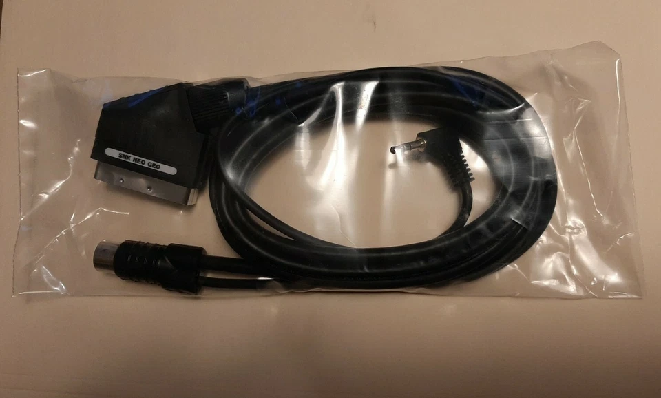 SNK, Neo Geo AES/CDZ SCART/RGB Cable, PackaPunch, RetroGamingCables, Stereo Out - Image 2 of 4