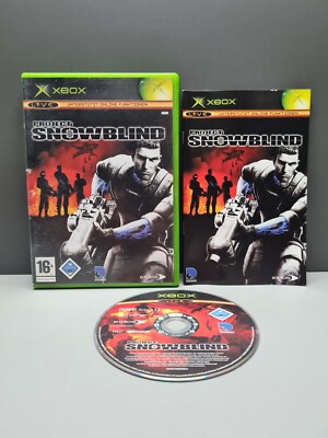 PROJECT SNOWBLIND + ANLEITUNG MICROSOFT XBOX PAL OVP CIB KOMPLETT