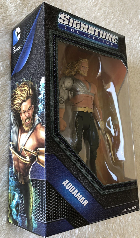 Figura Aquaman Liga de la Justicia de DC Comics Colección Signature Mattel Foto 4 de 4