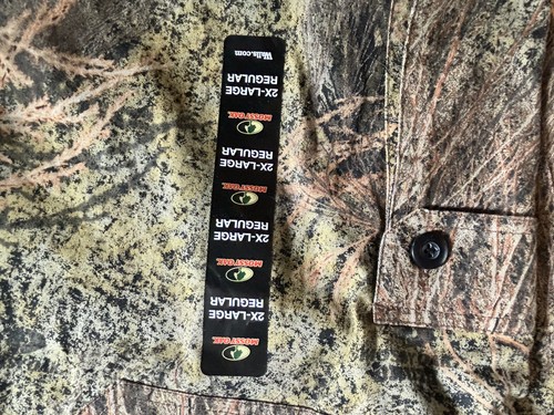 Mossy Oak Camo Sport Chief Hunting Pants size 2XL NWT Dead stock Green Brown - Picture 5 of 7