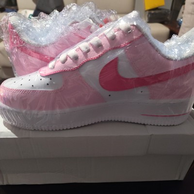 Custom Air Force 1 Pink Valentines  Day Special /Air Force Custm Sneaker NEW (A³