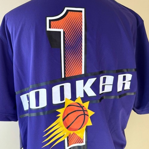 Phoenix Suns Devin Booker T-Shirt Mens Large Tee Shirt Purple NBA Fan Gear Gift - Picture 5 of 7