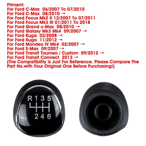 Botón de cambio de 6 velocidades botón de cambio para Ford Mondeo S-MAX C-MAX Kuga Transit 1798600 - Imagen 7 de 7