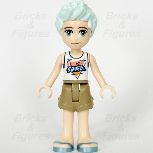 LEGO® Friends Charli Minifigure White Top Palm Trees Tan Shorts 41737 frnd644 - Picture 2 of 3