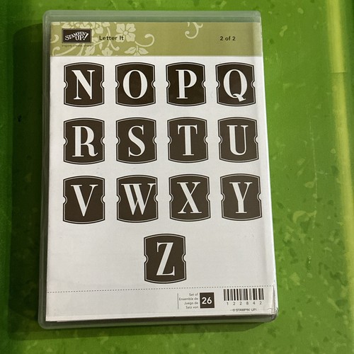 Stampin' Up! Letter It. Ambos juegos en una caja de 26 A-Z totalmente nuevos - Imagen 2 de 3