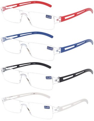dezente randlose Lesebrille JOY in versch. Farben + Stärken inkl Etui I NEED YOU