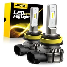 H11/H8/H16 LED Fog Light Bulbs or DRL, 6000 Lumens 6500K Cool White Light,