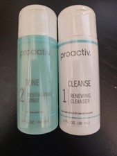 Proactiv 2 Piece Set 1 Cleanse And 1 Revitalizing Toner 2oz. Brand New