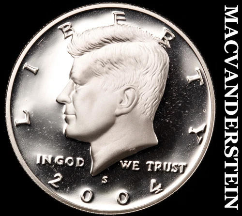 2004-S Kennedy Half Dollar- Silver Choice Gem Proof Luster #i3749