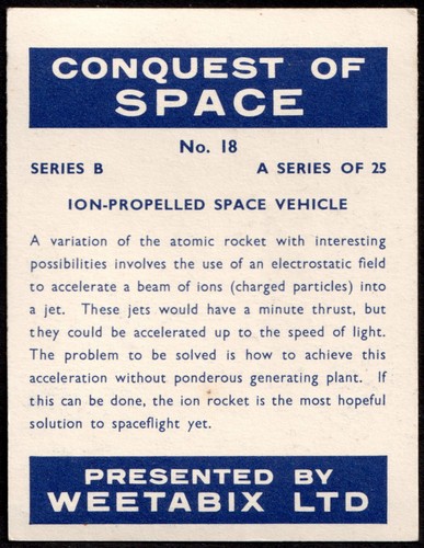 Conquest of Space (5) Card Lot - 1959 Weetabix LTD Series B Vintage Cards - Picture 9 of 11