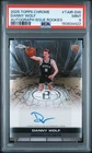 2025 Topps Danny Wolf Chrome Rookie Autographs (PSA 9)
