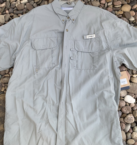 Magellan Kurzarm Angelhemd. Hellbraun Oliv. Neu. XXXL. Zauberdocht.