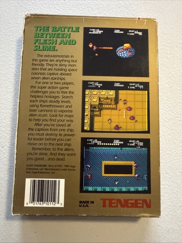 Alien Syndrome (Nintendo Entertainment System, 1988) NES CIB Complete Tested - Picture 4 of 19