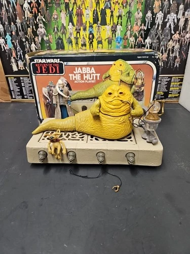 Star Wars 1983 Jabba Palace Playset With Original Box Kenner