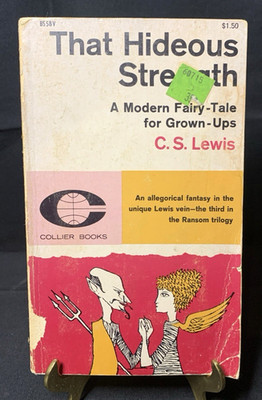 RARE That Hideous Strength SciFi Fantasy PB C.S. Lewis 1962 FIRST Collier Books