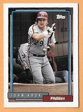 JIM OLANDER MILWAUKEE BREWERS #7 - TOPPS NM-MT 1992