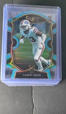 2020 Panini Select - Concourse Gabriel Davis #82 Light Blue Prizm Die-Cut (RC)