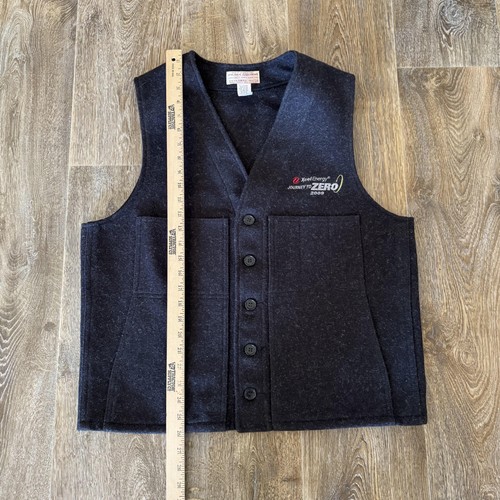 Filson Mackinaw Wollweste Herren 44 schwarz Knopfleiste Virgin Heavy Made in USA - Bild 7 von 8