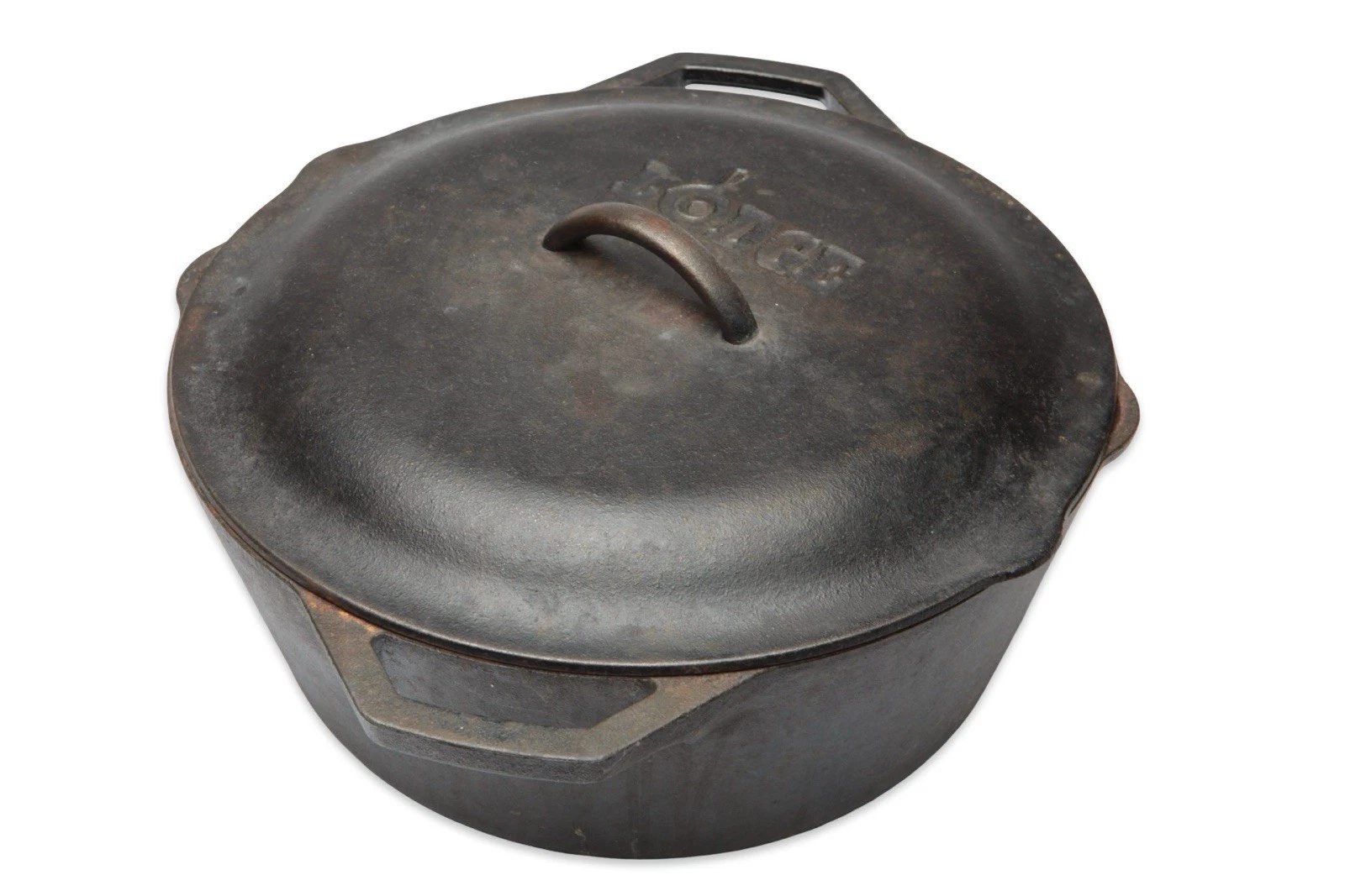Vintage Lodge Cast Iron Skillet Round USA 10DOL #10