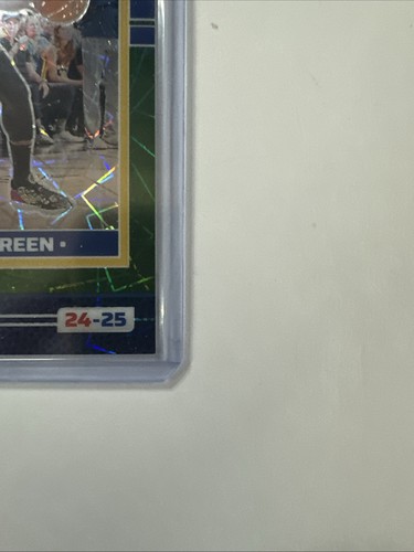 2024-25 NBA Hoops Draymond Green #32 Green Lazer Prizm SP /25 Warriors Rare - Picture 6 of 9