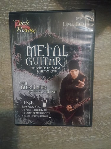 METAL GUITAR The Rock House Method DVD Level 2 Melodic Speed Shred & Heavy Riffs - Picture 1 of 3