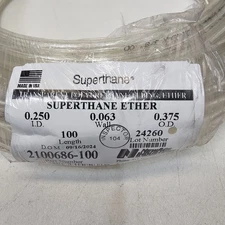 NEWAGE INDUSTRIES Superthane Ester Transparent Polyurethane Tubing 2100686-100